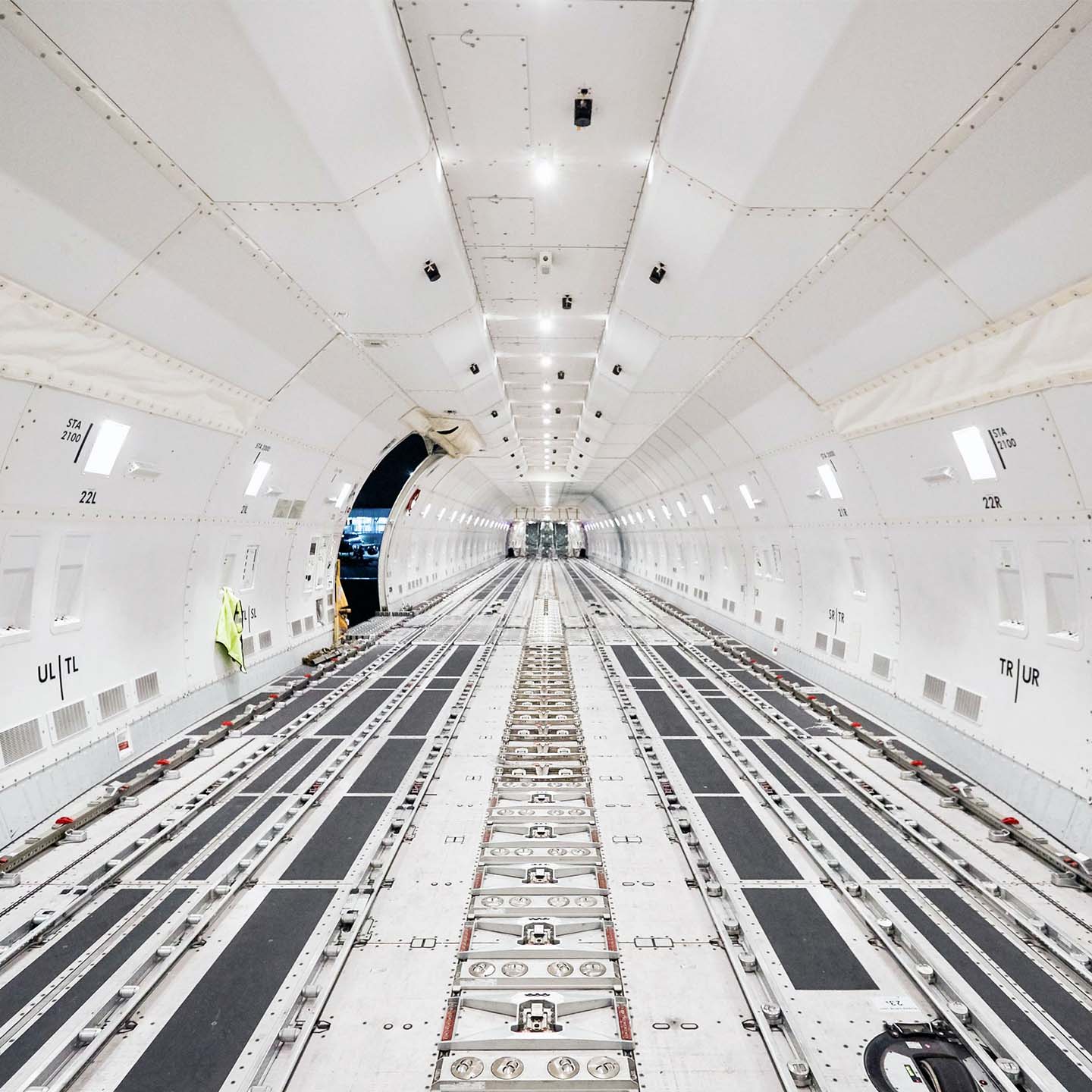 Space shuttle inside